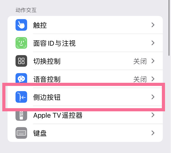 任县苹果14维修店分享iPhone14 Plus侧键双击下载功能关闭方法 