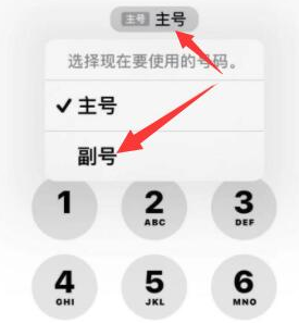 任县苹果14维修店分享iPhone 14 Pro Max使用副卡打电话的方法 