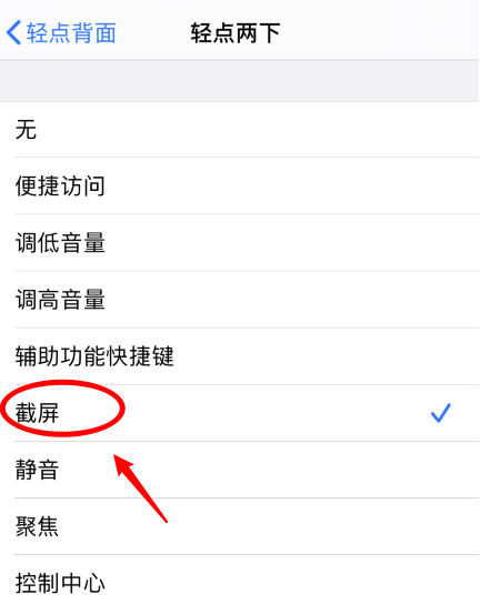 任县苹果手机维修分享iPhone12如何启用双击截屏 